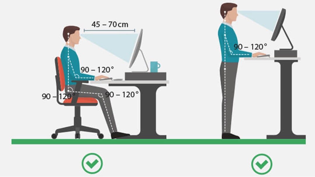 Hoe zit of sta jij achter jouw bureau?